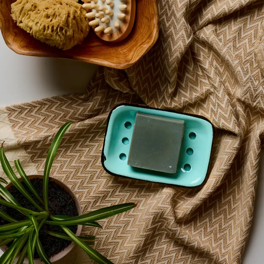 Charcoal & Lavender Bar Soap - Image 3