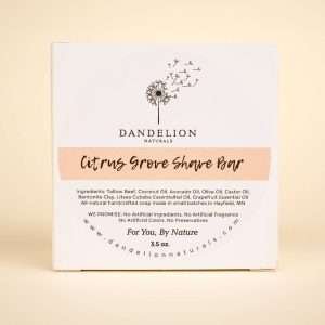Citrus Grove Tallow Shave Bar Soap
