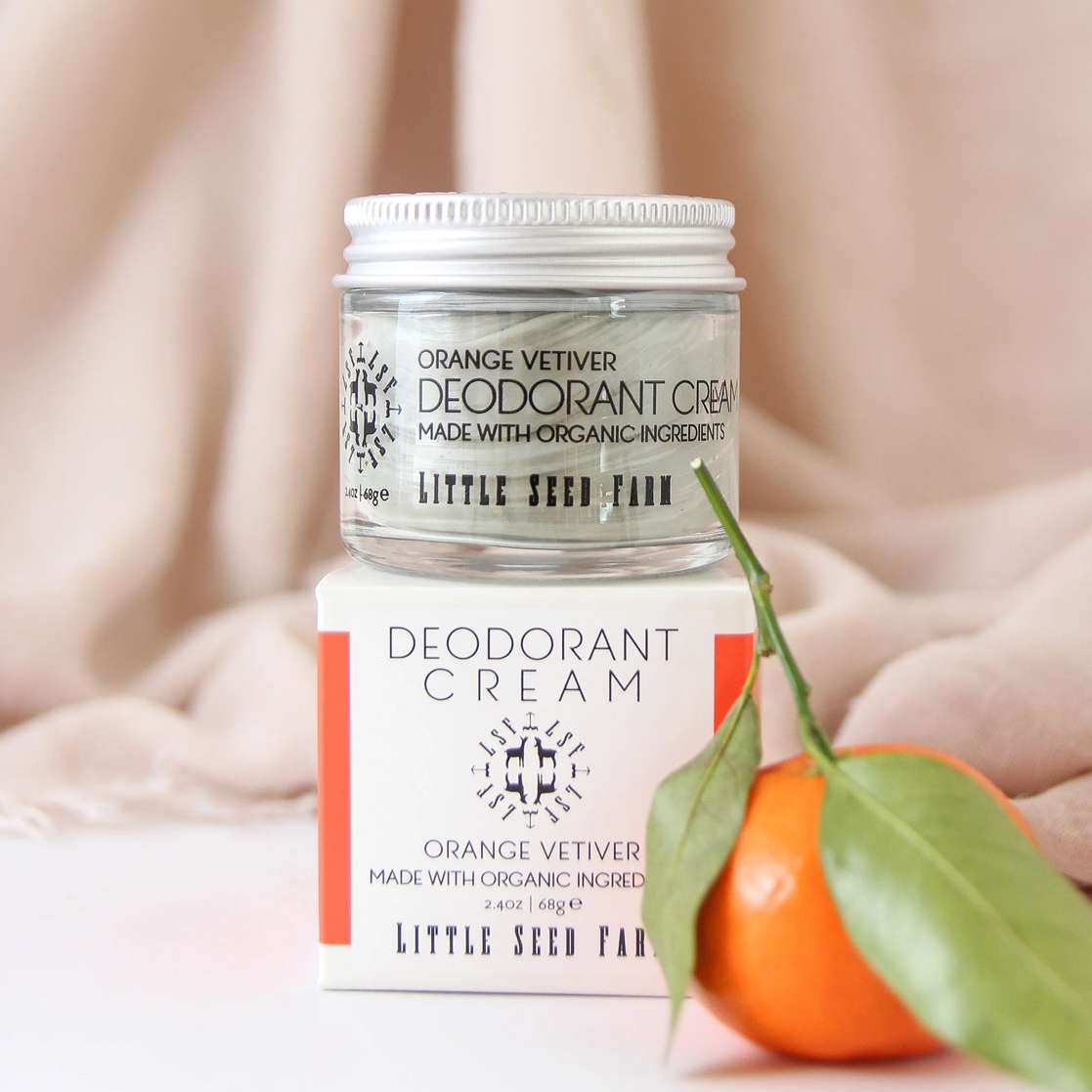 Orange Vetiver Deodorant Cream by Little Seed Farm - Image 4