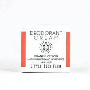 Orange Vetiver Deodorant Cream by Little Seed Farm